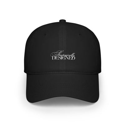 BLACK & WHITE STRATEGICALLY DESIGNED BASEBALL CAP