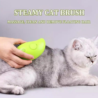 Pet Electric Spray Massage Comb Steam Brush